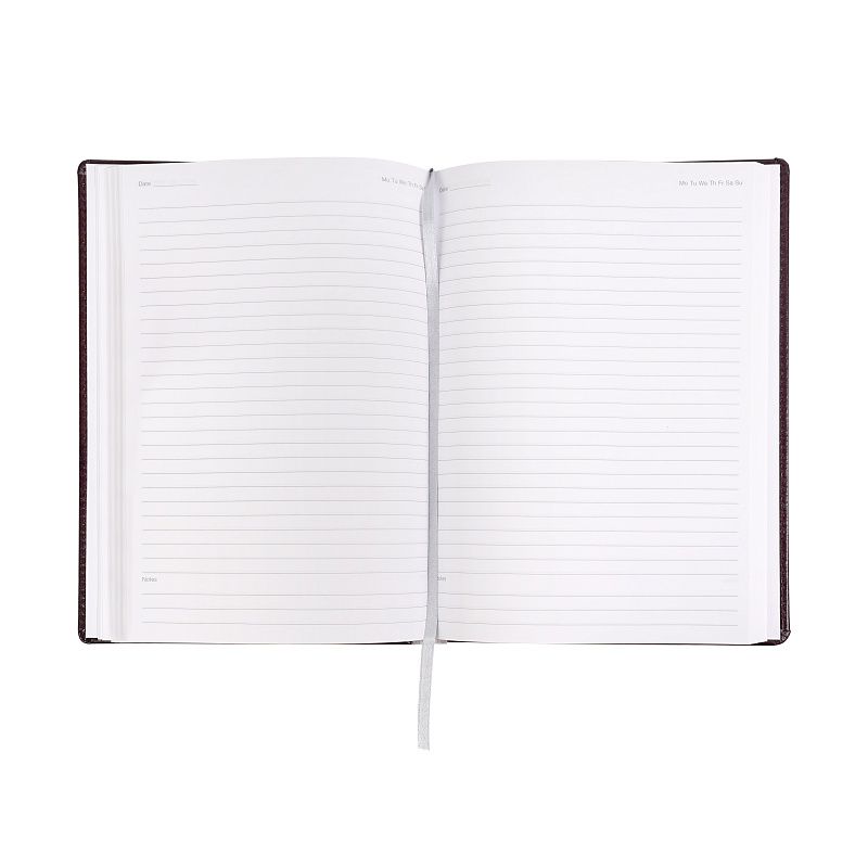 Ежедневник недатированный "Pelle Siena", А5, 272 страницы, бургунди