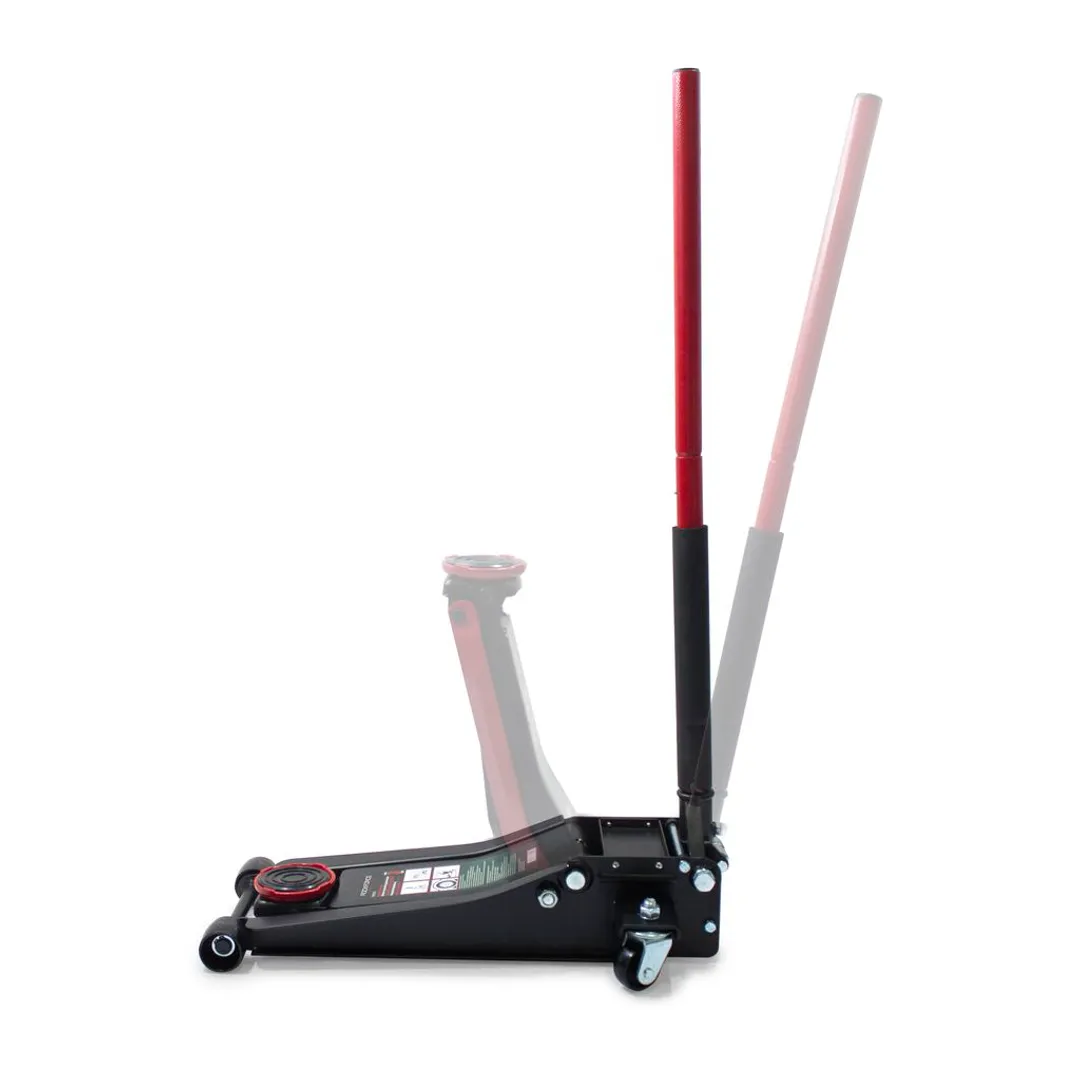 Домкрат подкатной гидравлический 3 т, 75-510 мм, низкопрофильный RockForce RF-T830018