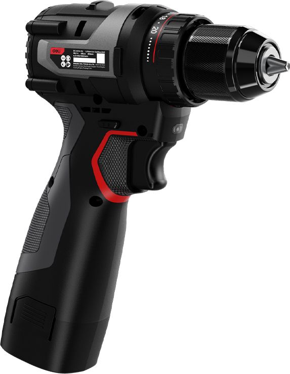 Аккумуляторная дрель-шуруповерт Deli RS EDE-DZ16-1D2 16 В, 45 Нм, 2 АКБ, 2 Ач, сумка