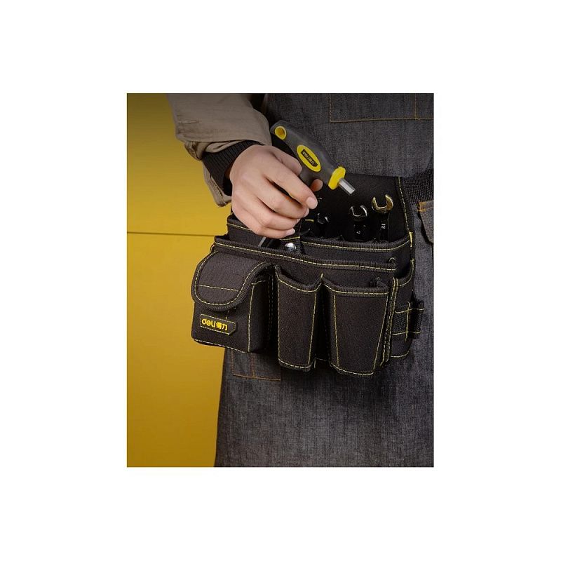 Сумка для инструментов поясная Deli YS EDL-P5, черный