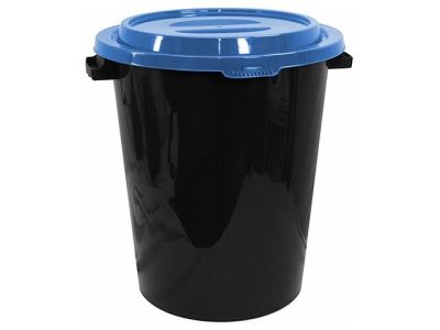 Бак с крышкой 40 л, синий IDEA М2392