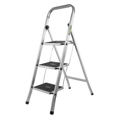 Стремянка 3 ступени, с резиновыми ковриками, Россия Сибртех 97868