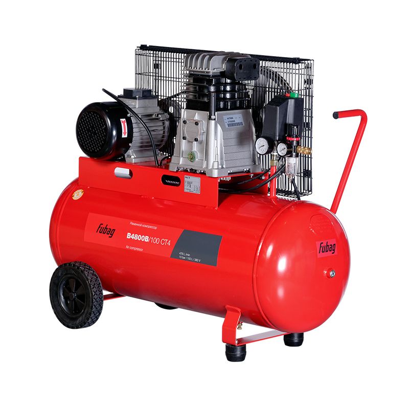 Компрессор масляный ременной 100 л 480 л/мин B4800B/100 CT4 Fubag 61431373