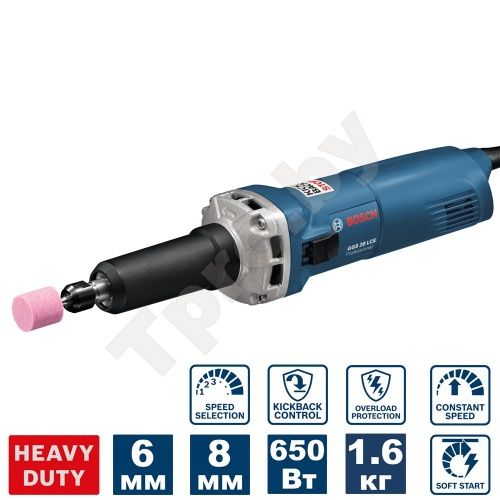 Прямая шлифмашина GGS 28 LCE Professional BOSCH (0601221100)