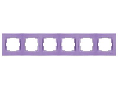 Рамка 6-ая горизонтальная пурпурная, RITA, Mutlusan 22208001625