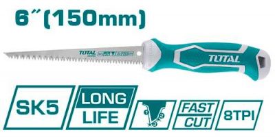 Ножовка по гипсокартону 150 мм TOTAL THWBSW66