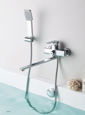 Смеситель для ванны, латунь, хром Ledeme L2258
