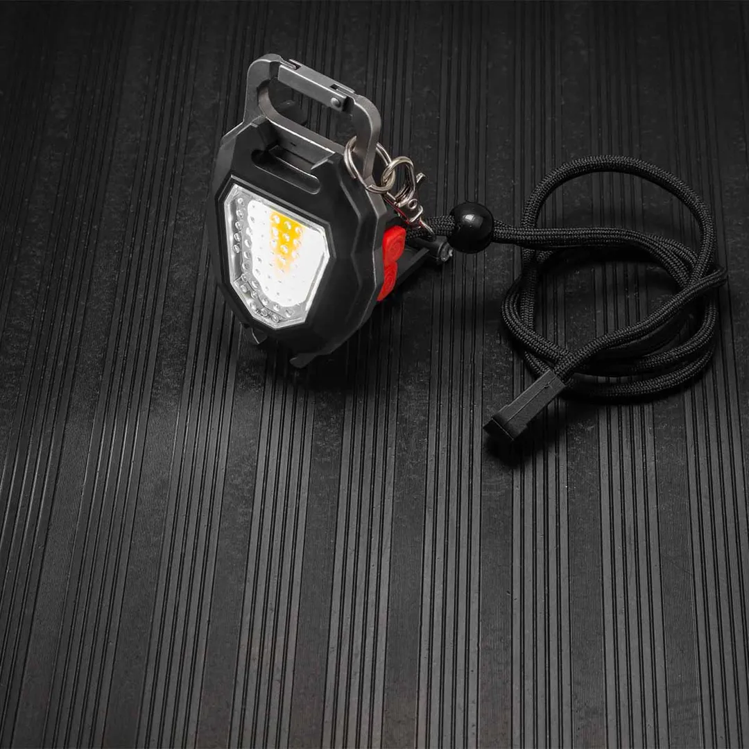 Фонарь светодиодный аккумуляторный переносной многофункциональный 6 реж.раб., СОВ LED 500мАч Forsage F-EL2303