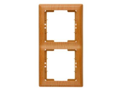 Рамка 2-ая вертикальная дуб, DARIA, Mutlusan 2120 800 2258