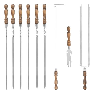 Набор шашлычный 9 предметов в сумке, Camping Palisad 69754