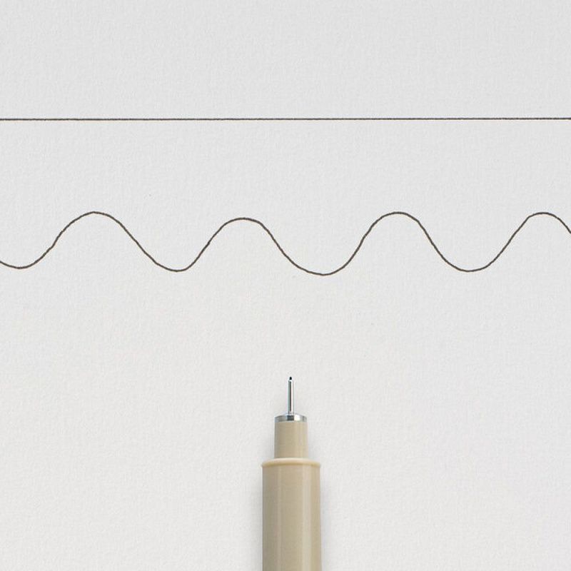 Ручка капиллярная "Pigma Micron", 0.2 мм, черный