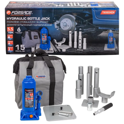 Домкрат бутылочный гидравлический 5,5 т, 215-960 мм Forsage F-T90604DX