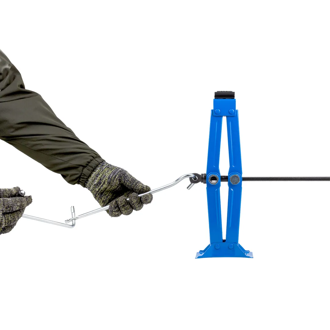 Домкрат механический ''ромб'' 1,5 т, 104-385 ммс резиновой накладкой,, L-415 мм Forsage F-RF-105B