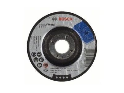 Круг обдирочный 115х6x22.2 мм для металла Expert Bosch 2608600218