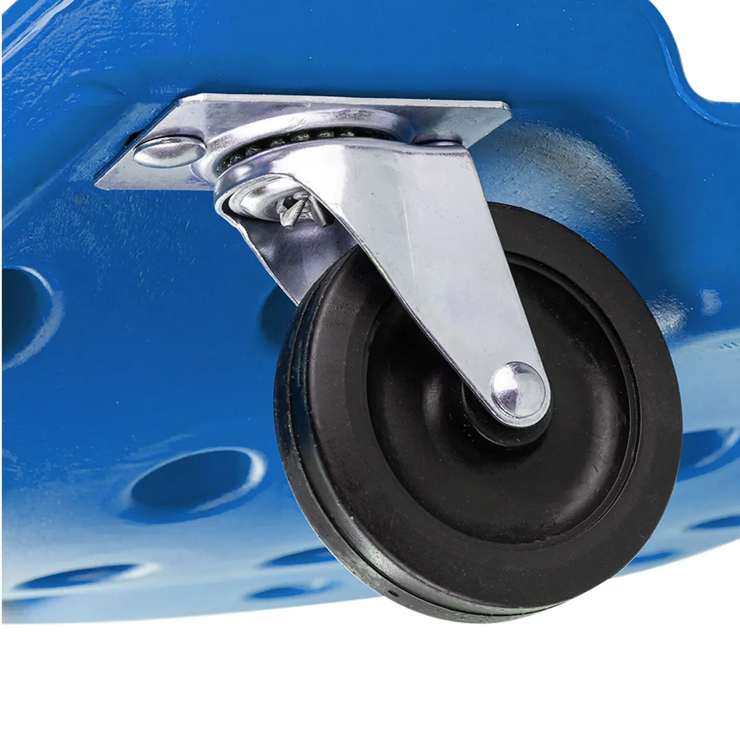 Лежак пластиковый подкатной на 6-ти колесах Forsage F-TRH6802-2