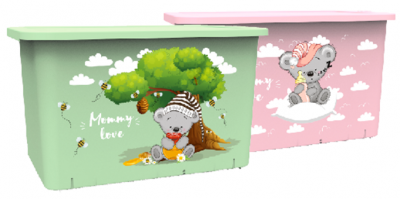 Контейнер для игрушек Mommy love (чайное дерево) BEROSSI АС 49162000