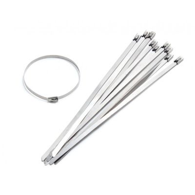 Хомут-стяжка железный 4.6ммx600мм SILVER, 10 шт, KING