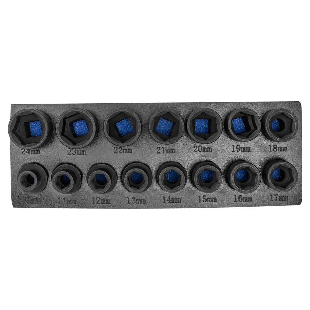 Набор ударных головок 10-24 мм 1/2'' 6-гр 15 пр RockForce RF-50151-BV30