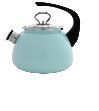 Чайник цельноштампованный, со свистком, со стеклянной крышкой 2 л, морская волна Керченский металлургический завод 43615-103/4.01-У1МвСД