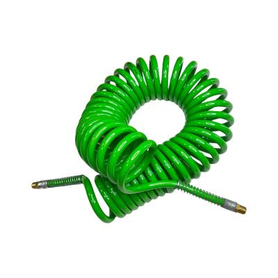 Пневмошланг витой 16 х 12 - 20 м НР 1/2" HOREX (без быстроразъемов) EUC 16х12мм 20м