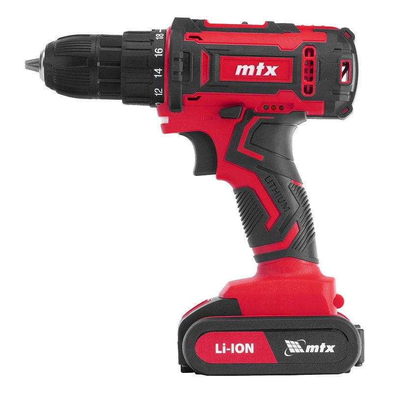 Дрель-шуруповерт аккумуляторная CDS-20, Li-Ion, 20 В MTX 26186