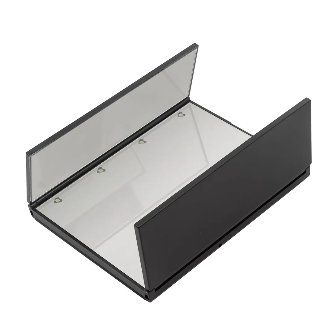 Зеркало настольное, 155х122х13 мм, черное ForceKraft FK-DEC2082