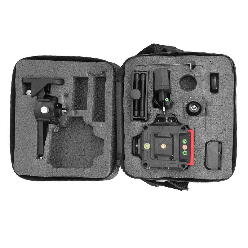 Лазерный уровень м-призм. ML 360-3 Basic SET, 30 м, зеленый луч, акк. Li 3000 мАч, сумка MTX 35083