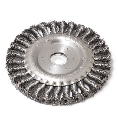 Кордщетка дисковая стальная витая для УШМ 150 мм RockForce RF-BWF106