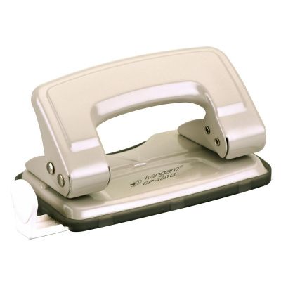 Дырокол "DP-480 G", 12 листов, серый