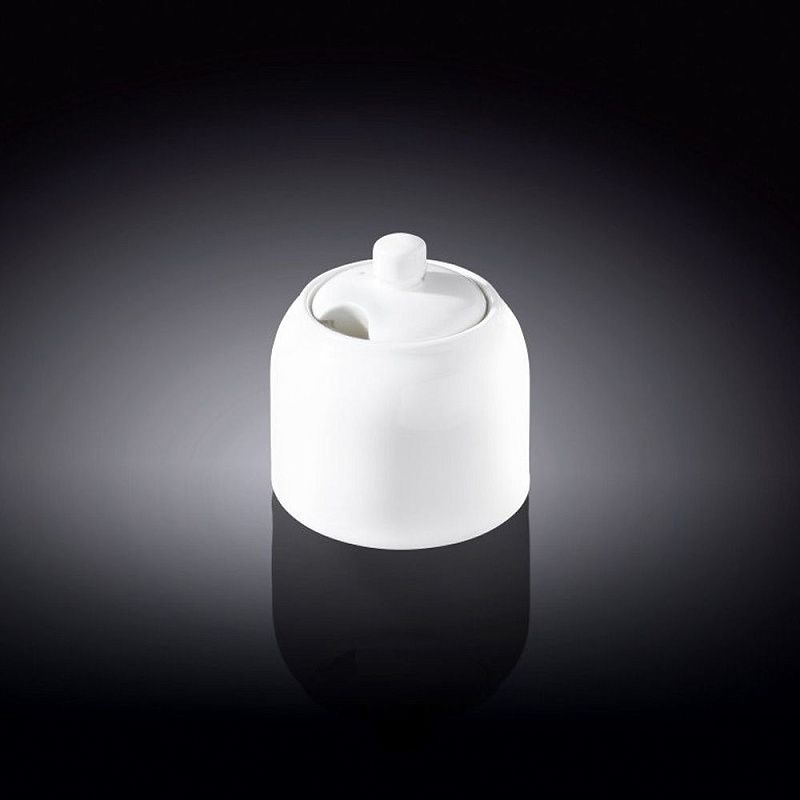 Сахарница "WL-995017", фарфор, 280 мл, белый