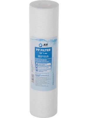 Картридж из вспененного полипропилена 10" 1 микрон AV Engineering AVE119P1001A