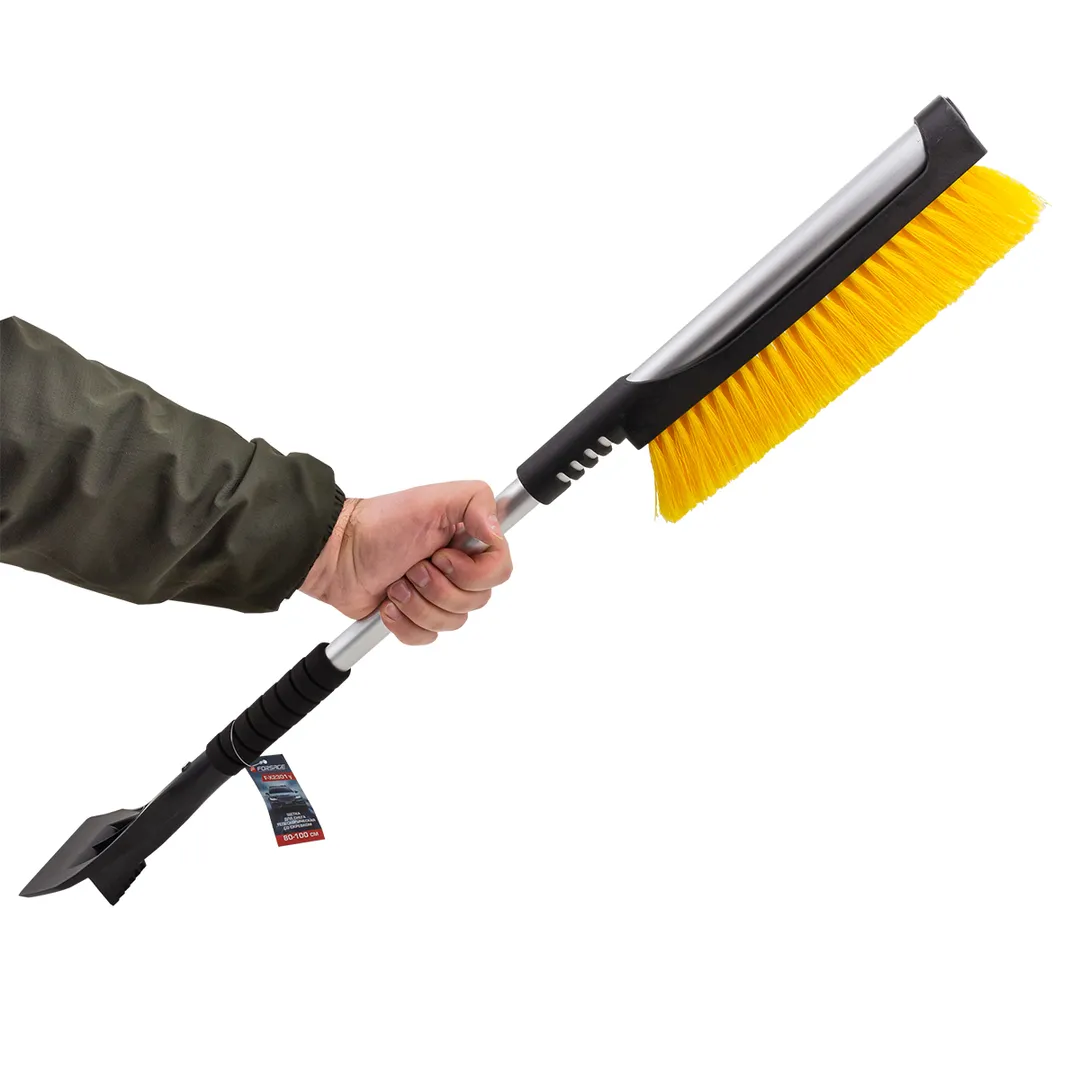 Щетка для снега телескопическая со скребком 80-100 см Forsage F-X2301 y