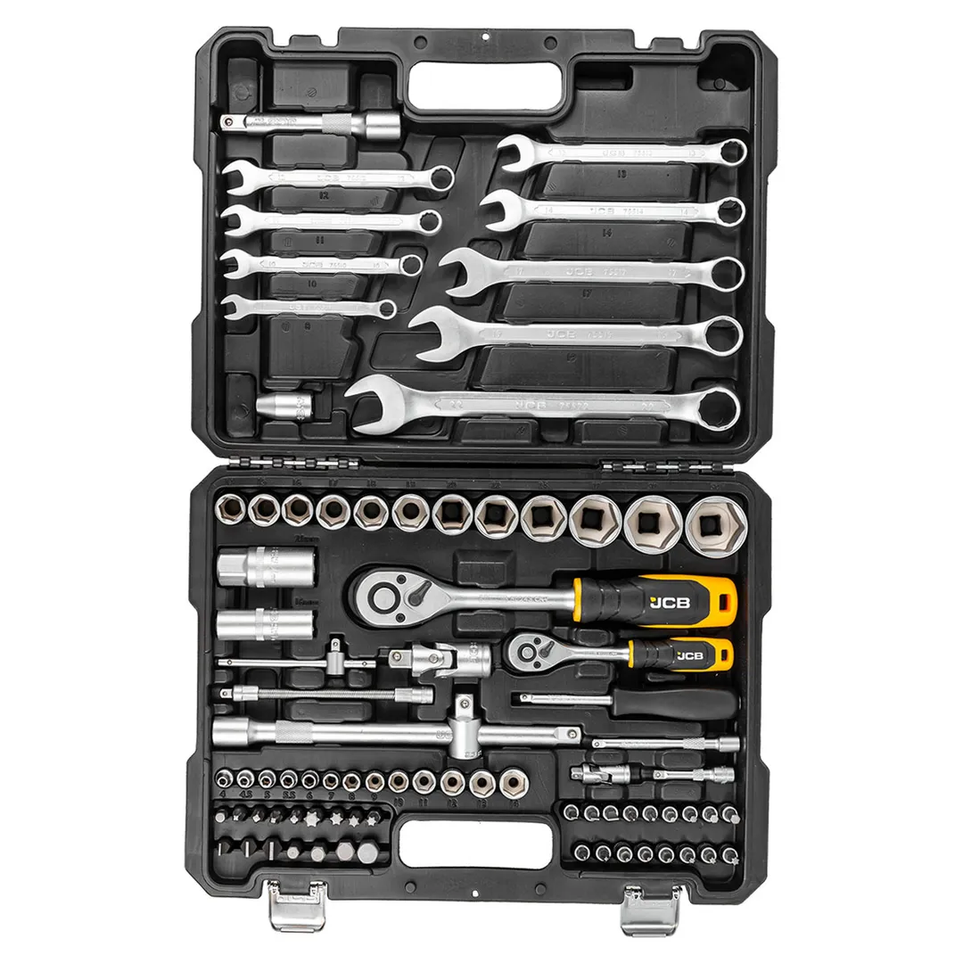 Набор инструментов 82 пр. 1/4''&1/2'' 6-гр. JCB JCB-4821-5