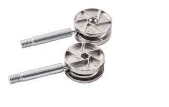 Эксцентриковая стяжка усиленная 35мм +шток 55мм, белая заглушка в комплекте, уп/4компл, AKS 119866