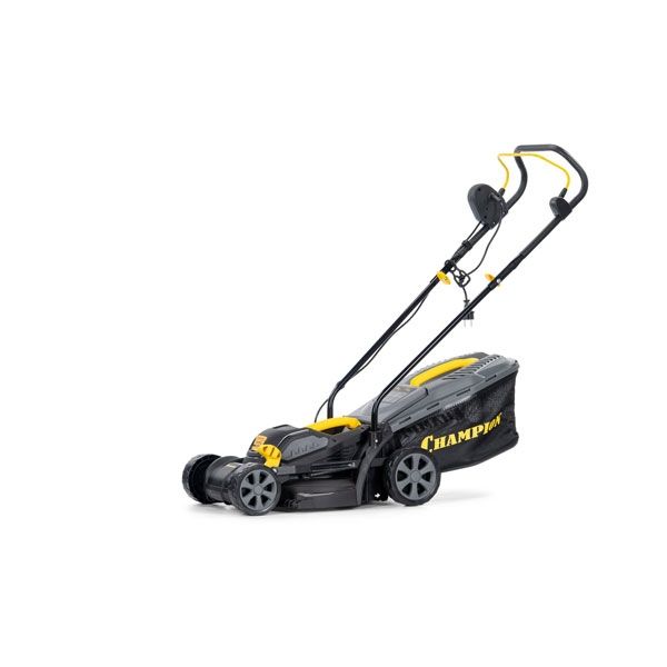 Газонокосилка электрическая, 1,2 кВт, травосб 30л, ширина 330мм, 25-65мм CHAMPION EM3312