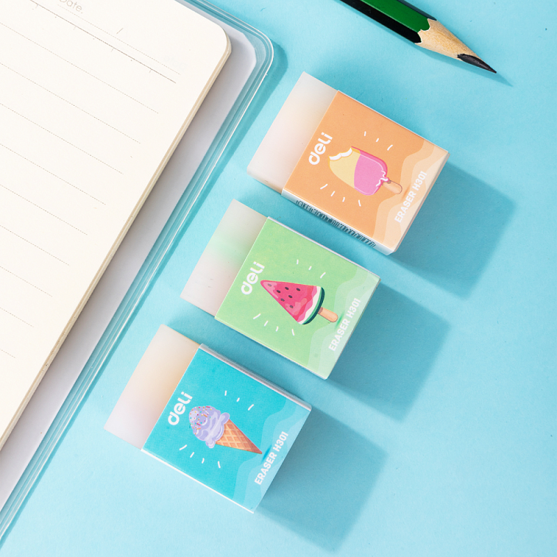 Ластик Deli "Ice cream Eraser", ассорти