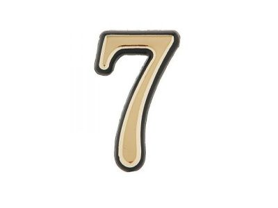 Цифра дверная АЛЛЮР БОЛЬШАЯ пластик "7" золото УЗК 6979