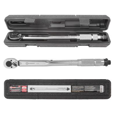 Ключ динамометрический щелчкового типа "Profi" 19-110Нм 3/8'' ForceKraft FK-1202
