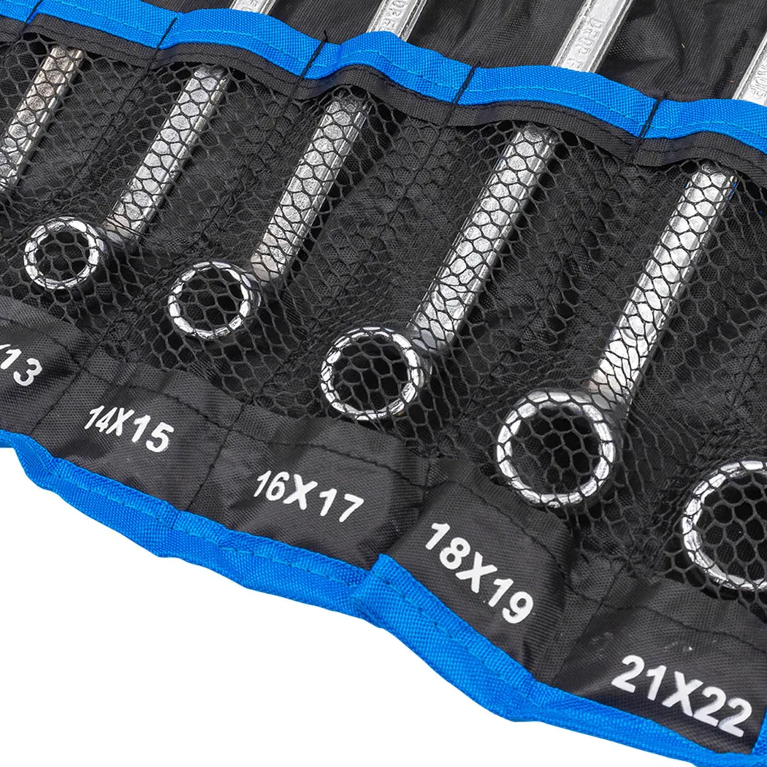 Набор накидных ключей, отогнутых на 75° 6х7-21х22 мм 8 пр KINGTUL KT-5088P