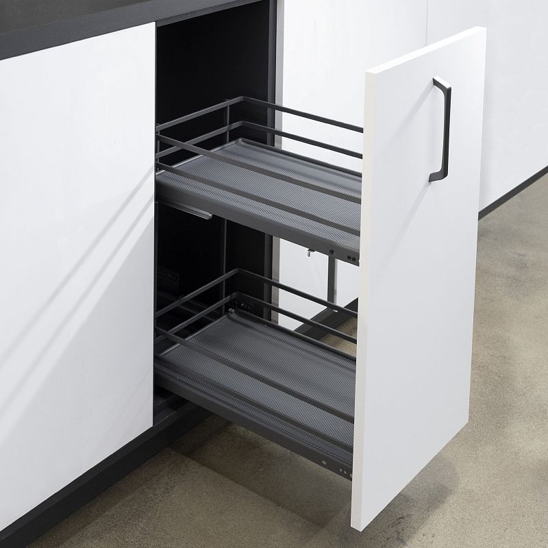 Выдвижная корзина-карго 400 FOCUS, графит PRIME by AKS 112513