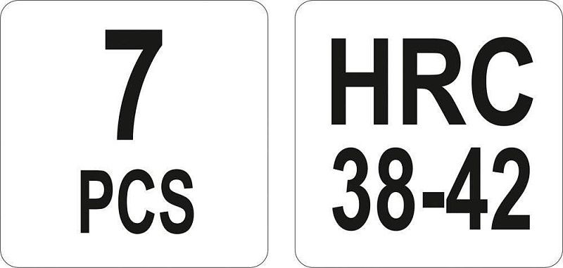 Набор инструмента и приспособлений для снятия стекол 7 пр. Yato YT-0845