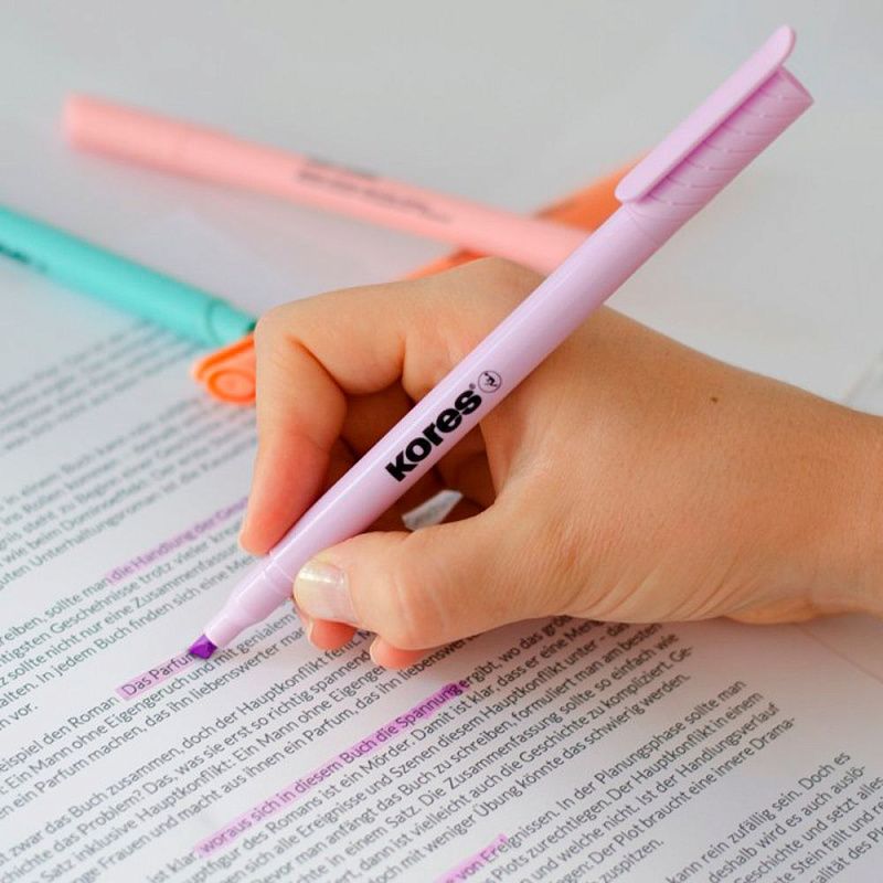 Набор маркеров текстовых "HighLiner Slim", 6 шт, ассорти