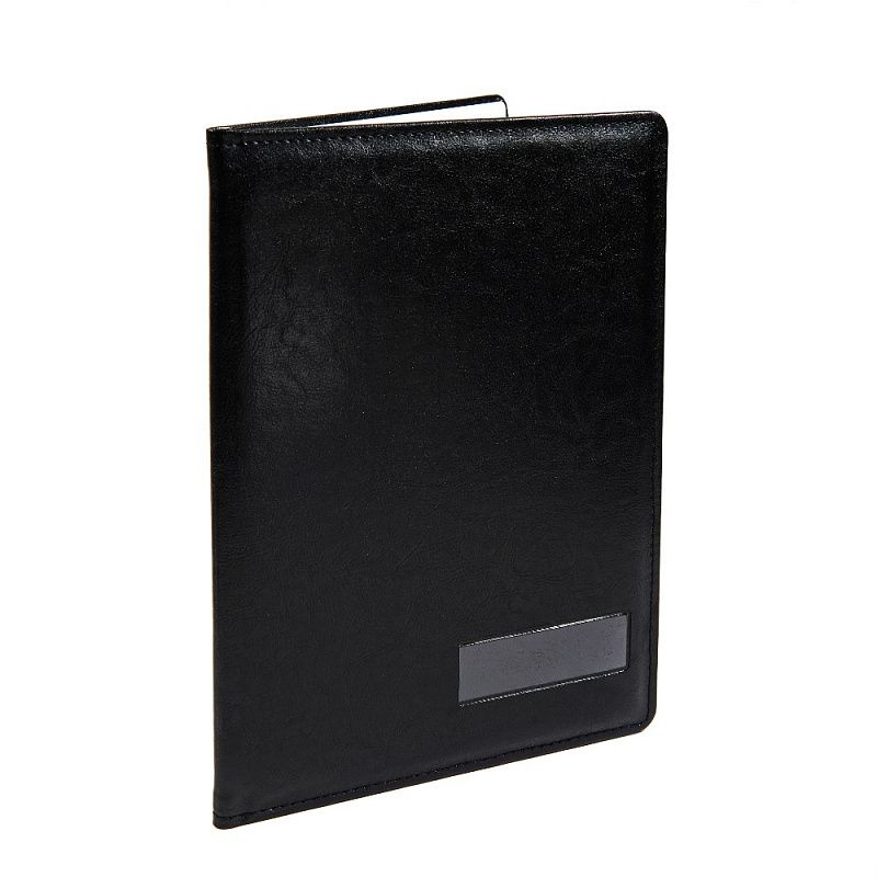 Папка на подпись, с карманом, черный