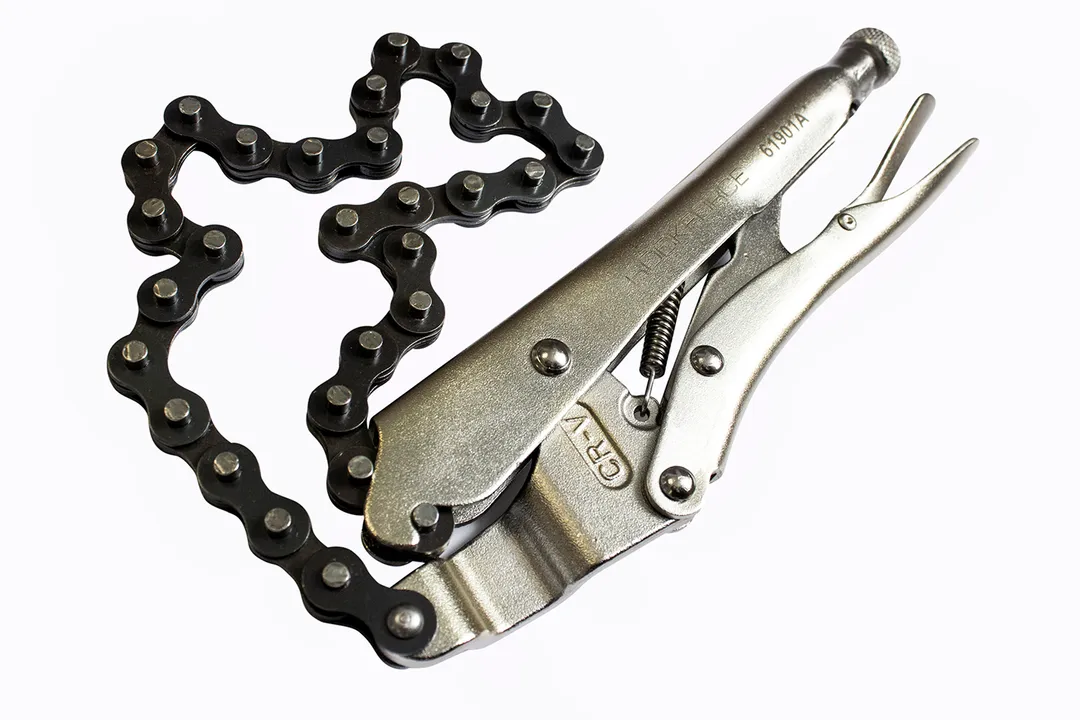 Съемник масляного фильтра цепной с фиксацией, Ø 120 мм RockForce RF-61901A