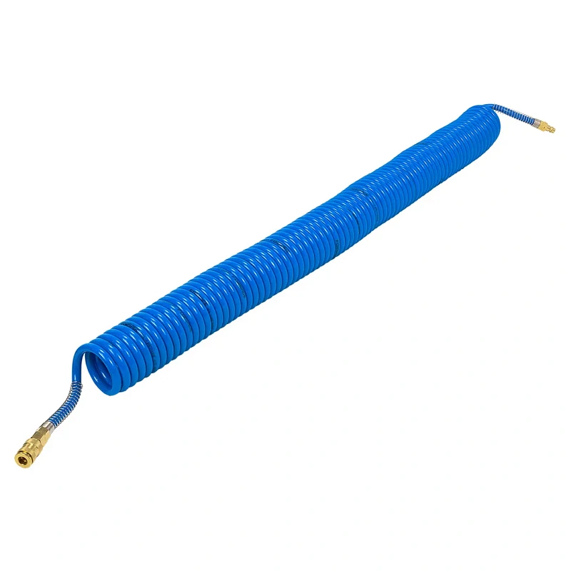 Шланг витой полиуретановый 12х8 мм, 20 м, с фитингами Forsage F-1208-20M