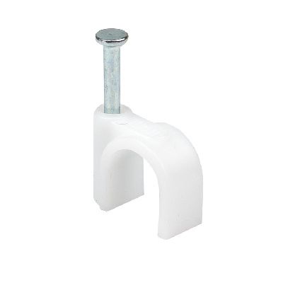 Скоба крепежная круглая, 10 мм, 50 шт, EKF PROxima plcn-sr-10