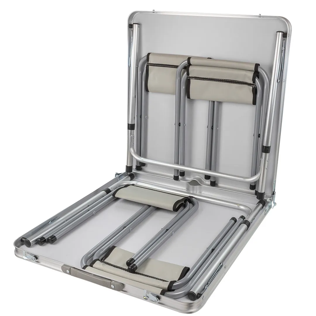 Стол с кладной со стульями для кемпинга WMC TOOLS WMC-09517M