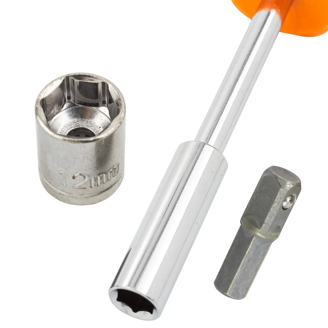 Отвертка в комплекте с битами и головками 1/4'' 58 пр. ISMA ISMA-515058