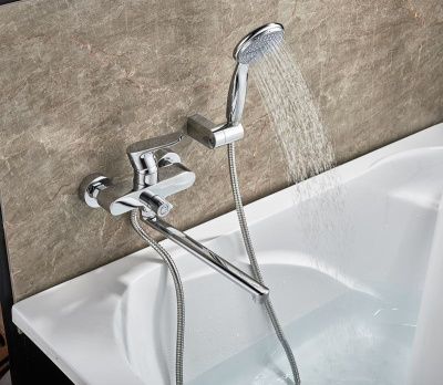 Смеситель для ванны, цинк, хром Loffrey LF82234