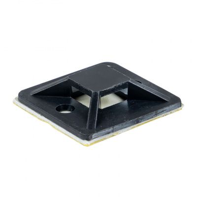 Площадка самоклеящаяся (40х40мм,) черная (100шт,) EKF plc-40x40-b